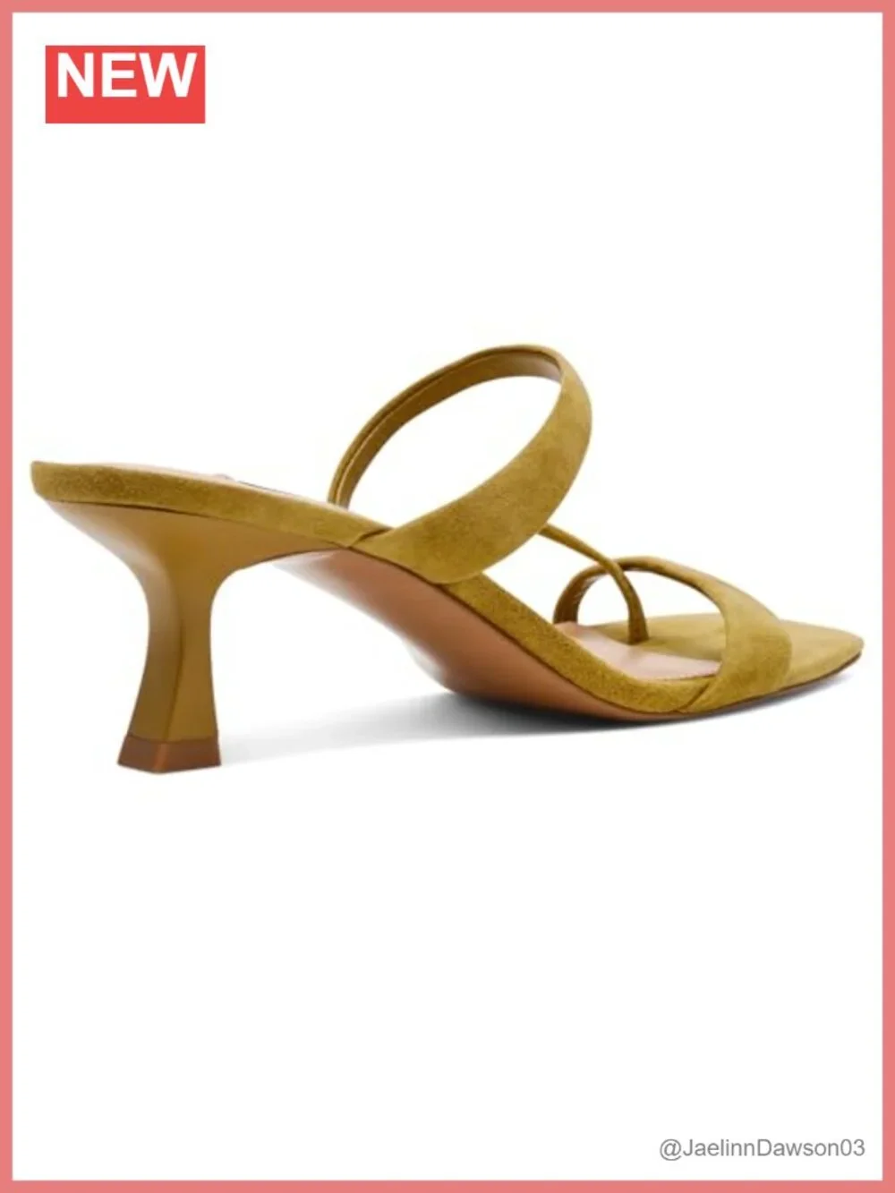 Women's Suede Slingback Stiletto Heel Sandals